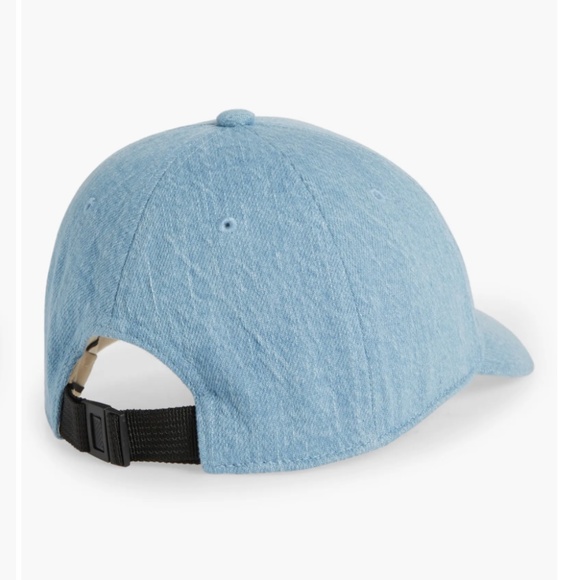 NWT $95 rag & bone Addison Denim Baseball Cap in a LIGHT WASH, Denim! - Picture 2 of 3